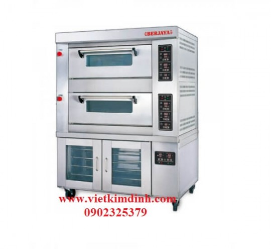 Lò nướng gas 2 tầng có ủ bột